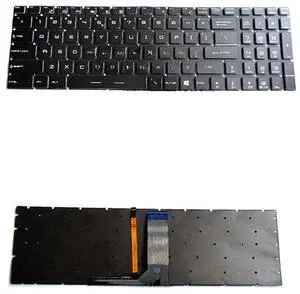 Suitable for GS60 GS70 GT72 GE62 GE72 laptop keyboard full color backlight American English International Suitable for GS60 GS70 GT72 GE62 GE72 laptop keyboard full color backlight American English International
