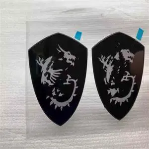 Metal sticker red for GT77 high-end 50*42mm Metal sticker red for GT77 high-end 50*42mm