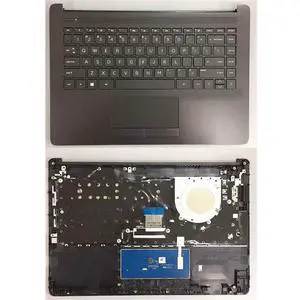 L48648-001 Applicable to 14-DK 14S- 14S-DF 14S-CR 14S-CF American keyboard cover touchpad T-I130 silver black L48648-001 Applicable to 14-DK 14S- 14S-DF 14S-CR 14S-CF American keyboard cover touchpad T-I130 silver black