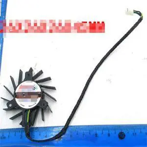 FOR 44MM FD6010U12D DC 12V 0.3amp 2 Wire 2Pin Cooler Fan Replacement For GT430 GT530 Graphics Video Card Fan FOR 44MM FD6010U12D DC 12V 0.3amp 2 Wire 2Pin Cooler Fan Replacement For GT430 GT530 Graphics Video Card Fan