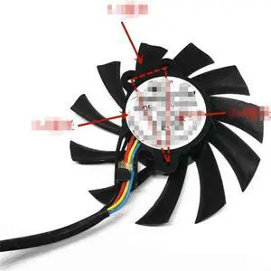 FOR FAN FOR YY7010L05B Diameter 6.5CM hole distance 3.4-3.2-1.3 5V4Pin video card fan FOR FAN FOR YY7010L05B Diameter 6.5CM hole distance 3.4-3.2-1.3 5V4Pin video card fan