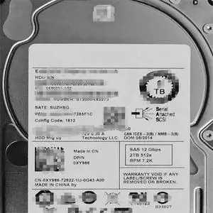 FOR ST2000NX0273 2T 7.2K SAS 2.5' 12G servers hard drive 0XY986 XY986 HDD FOR ST2000NX0273 2T 7.2K SAS 2.5' 12G servers hard drive 0XY986 XY986 HDD