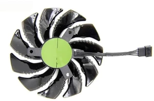 Suitable for GTX960/970 DC12V 0.5A T129215SU 85MM 4-pin temperature-controlled graphics card cooling fan Suitable for GTX960/970 DC12V 0.5A T129215SU 85MM 4-pin temperature-controlled graphics card cooling fan