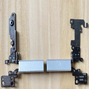 LCD screen hinges (left + right, silver) for the 13-in-1 7386 laptop. LCD screen hinges (left + right, silver) for the 13-in-1 7386 laptop.