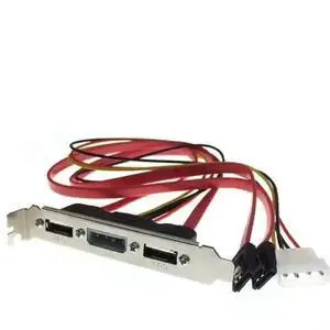 Dual-port SATA Serial ATA to eSATA cable bracket adapter cable board adapter Dual-port SATA Serial ATA to eSATA cable bracket adapter cable board adapter