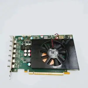 The graphics card features a C680-E4GBF GPU and six display interfaces. The graphics card features a C680-E4GBF GPU and six display interfaces.