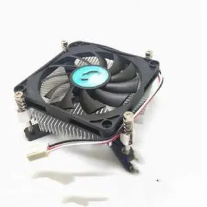 1U ultra-thin cooler for LGA775 processors, featuring a pure aluminum heatsink, CPU fan, and a three-wire ball bearing fan; 23mm thick. 1U ultra-thin cooler for LGA775 processors, featuring a pure aluminum heatsink, CPU fan, and a three-wire ball bearing fan; 23mm thick.