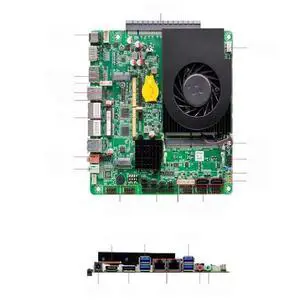 The i5-8300H motherboard features an eighth-core CPU, an integrated single-board computer, 6 interfaces, 2 LAN ports, DC12V power supply, DDR4 memory, and 10 USB ports, supporting LVDS output. The i5-8300H motherboard features an eighth-core CPU, an integrated single-board computer, 6 interfaces, 2 LAN ports, DC12V power supply, DDR4 memory, and 10 USB ports, supporting LVDS output.