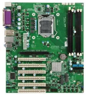 B75 industrial motherboard, supporting third-generation i3, i5, and i7 CPUs, USB 3.0 interface, DDR3 memory, LGA1155 socket (6 slots), VGA interface, LPT port, 2 LAN interfaces, 10 interfaces. B75 industrial motherboard, supporting third-generation i3, i5, and i7 CPUs, USB 3.0 interface, DDR3 memory, LGA1155 socket (6 slots), VGA interface, LPT port, 2 LAN interfaces, 10 interfaces.