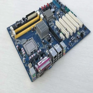 The EAX-Q35 industrial motherboard has 5 slots, 2 LAN slots, and includes CPU and memory. The EAX-Q35 industrial motherboard has 5 slots, 2 LAN slots, and includes CPU and memory.