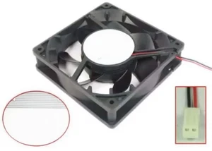 Motor 9GH1212C402, DC 12V, 0.21A, 120x120x25mm, dual-wire cooling fan. Motor 9GH1212C402, DC 12V, 0.21A, 120x120x25mm, dual-wire cooling fan.