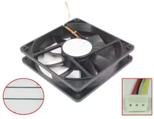 4710KL-04W-B59 M01 DC 12V 0.72A 3-wire 120X120X25mm Cooling Fan 4710KL-04W-B59 M01 DC 12V 0.72A 3-wire 120X120X25mm Cooling Fan