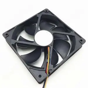 YW12025012BH Server Cooling Fan DC 12V 0.46A 120x120x25mm 4-wire YW12025012BH Server Cooling Fan DC 12V 0.46A 120x120x25mm 4-wire