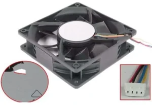 Electronic AFB1248SHF 9D98 Cooling Fan, DC 48V 0.45A, 120x120x32mm, 4-wire. Electronic AFB1248SHF 9D98 Cooling Fan, DC 48V 0.45A, 120x120x32mm, 4-wire.