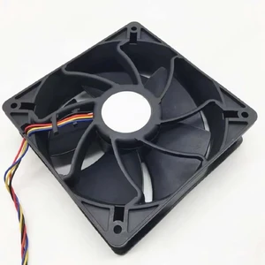 W12E12BS11B5-57 Z90 DC 12V 1.65A 120x120x38mm Four-wire Server Cooling Fan W12E12BS11B5-57 Z90 DC 12V 1.65A 120x120x38mm Four-wire Server Cooling Fan
