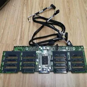 Suitable for R910 16-slot hard disk backplane J565K 0J565K with cable