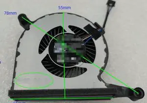 FOR NS55B00-17E11 6033B0058501 FK6B DFS400705PU0T 6033B0058401 Cooling Fan Cooler Radiator for HSN-IXO1 Dock 120W G2