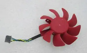 FOR 2pcs Cooling fan For FY06015H12LPA 12V 0.45A hole distance 55x55x55mm 6015 RX560 Graphics Card Cooler Cooling Fan