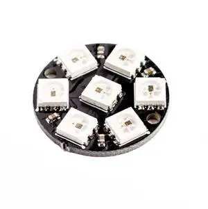 7-Bit 7 Bit LED WS2812 5050 RGB LED Ring Lamp Light with Integrated Drivers