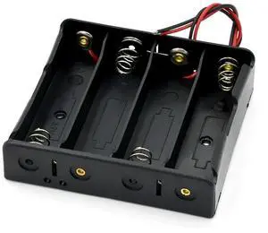 Plastic 18650 Storage Box Case 1 2 3 4 Slot Way DIY Batteries Clip Holder Container With Wire Lead 18650
