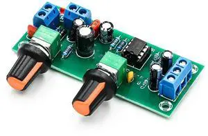 Single power 10-24V overweight subwoofer front stage plate low pass filter board front stage tone board front finished board