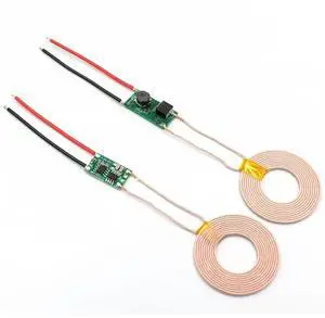 5V 1A/2A Wireless Power Supply Module Wireless Charger Module Receiver Terminal Circuit Board Module DIY Phone
