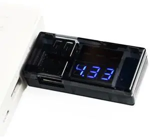 USB Current Voltage Tester USB Voltage Ammeter USB Detector Double Row Shows