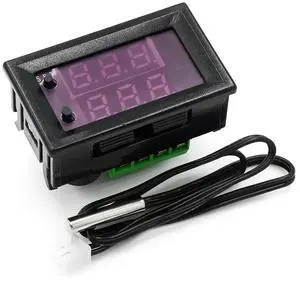 Microcomputer digital thermostat electronic W1209WK 12V red blue adjustable Fahrenheit/Celsius conversion