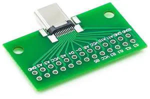 USB 3.1 Connector Type-C Adapter Plate PCB Board Female Male Head Convertor 2*13P to 2.54MM Transfer Test Board USB3.1 Module