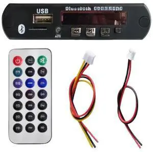 1Set Standard Wireless 12V MP3 WMA Decoder Board Audio Module TF USB Radio Car