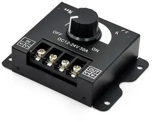 Led DIMMER Soft and hard strip DIMMER Bright s Regulator DIMMER knob 12V/24V30A