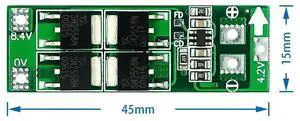 2S 7.4V 8.4V 18650 protection board with balanced 20A current balanced board