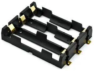 1x 2x 18650 Series Batteries Holder Box Storage Case Container With Bronze Pins Drop Ship