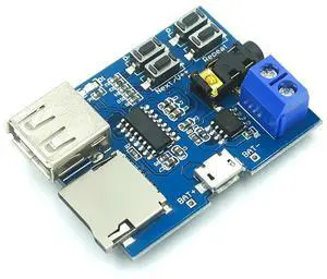 Mp3 nondestructive decoder board Built-in amplifier mp3 module mp3 decoder TF card U disk decoding player