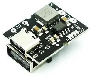 Type-C USB 5V 2A Boost Converter Step-Up Power Module Charging Protection Board LED Display USB DIY Charger