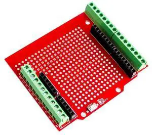 Proto Screw Shield Open Source Reset Button D13 LED Breadboard 3.81 Terminal Double-sided PCB SMT Solder DIY Proto Screw Shield Open Source Reset Button D13 LED Breadboard 3.81 Terminal Double-sided PCB SMT Solder DIY