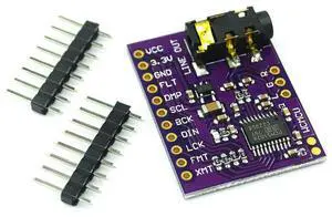 PCM5102 PCM5102A DAC Sound Card Board pHAT 3.5mm Stereo Jack 24 Bits Digital Audio Module Pi Beyond