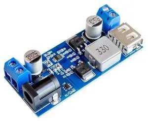 DC-DC 24V/12V To 5V 5A Step Down Power Supply Buck Converter Replace LM2596S Adjustable USB Step-down Charging Module Phone