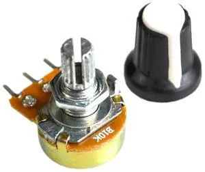 5PCS/LOT 10K OHM 3 Terminal Linear Taper Rotary Volume B Type Potentiometer Pot Arrival 5PCS/LOT 10K OHM 3 Terminal Linear Taper Rotary Volume B Type Potentiometer Pot Arrival
