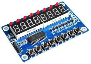 Key Display 8-Bit Digital LED Tube 8-Bit TM1638 Module Key Display 8-Bit Digital LED Tube 8-Bit TM1638 Module
