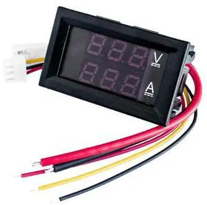 DC 100V 1A 10A 50A 100A Mini 0.28inch LED DC Digital Voltmeter Ammeter Volt Ampere Meter Amperemeter Voltage/amperimetro