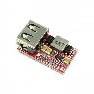 5PCS/LOT DC 6-20V 12V/24v to 5V USB Output charger step down Power Module Mini DC-DC Step Up Boost Module Power Adjustable