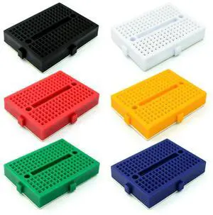 5pcs/lot -170 Mini Solderless Prototype Experiment Test Breadboard 170 Tie-points 35*47*8.5mm