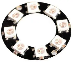 5pcs/lot WS2812 8-Bit RGB LED Ring 5050 Built-in RGB Driver Precise