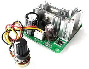 DC 6V-90V 15A DC Motor Speed Controller Stepless Speed Regulation Pulse Wi PWM DC 12V 24V 36V 48V 1000W