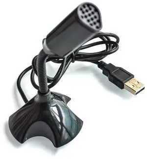 Mini USB Microphone pi 3B 3B+ Studio Speech Chatting Singing KTV Mic With Holder PC Laptop Microphone