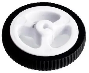10pcs/lot D-hole Rubber Wheel Suitable N20 Motor D Shaft Tire Car Robot DIY Toys Parts