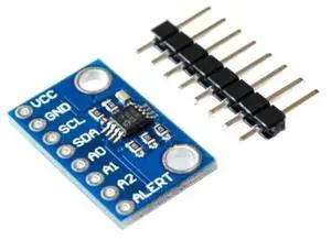 High Accuracy Temperature Sensor MCP9808 I2C Breakout Board Module 2.7V-5V Logic Voltage