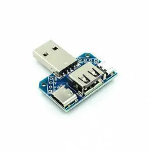 5PCS/LOT Micro Mini USB USB A Male USB 2.0 3.0 A Female USB B Connector Interface to 2.54mm DIP PCB Converter Adapter Breakout
