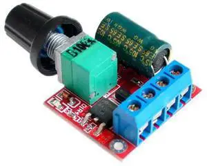 5PCS/LOT Mini DC 5A 90W Motor PWM Speed Controller 3V-35V Speed Control Switch LED Dimmer
